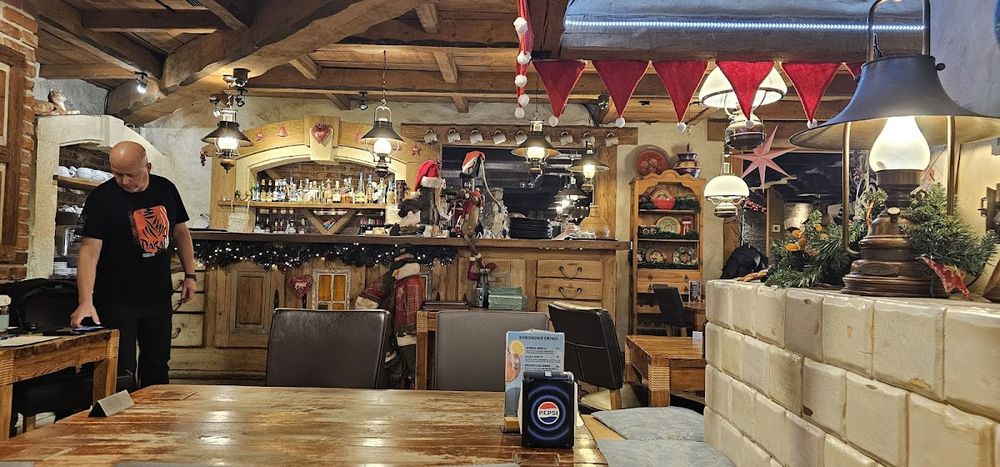 Wnętrze restauracji.