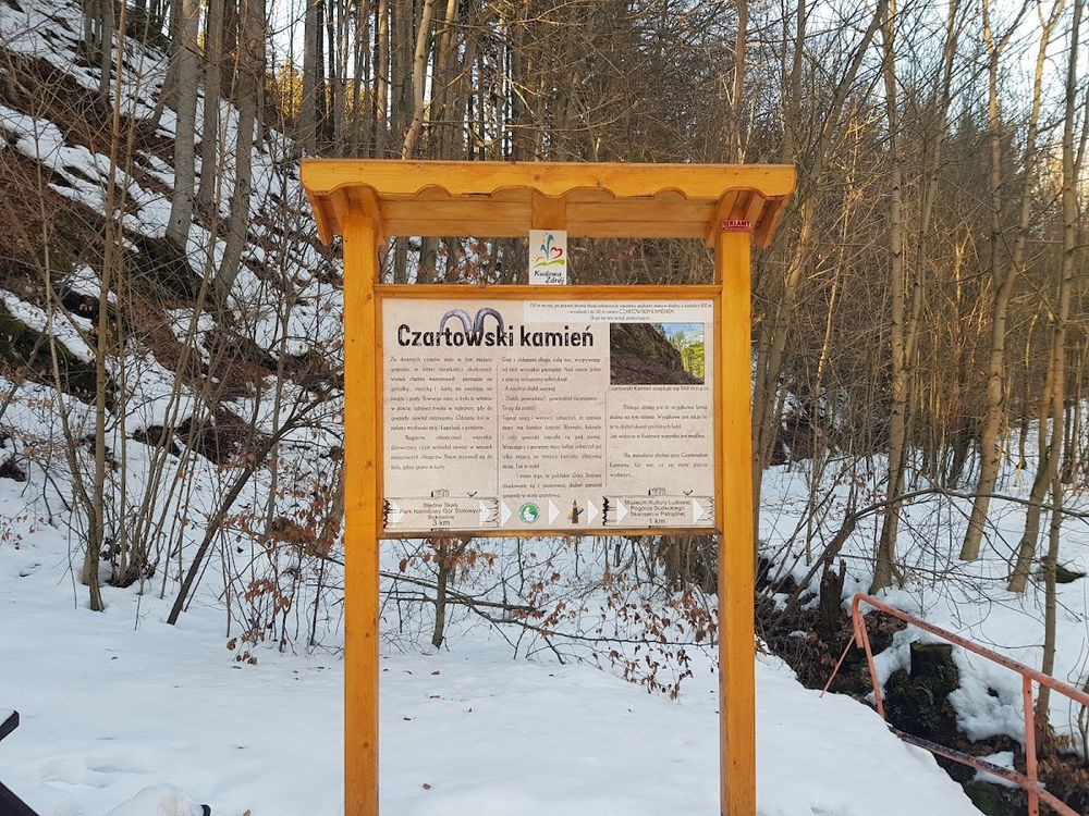 Czartowski Kamień: Legenda i widoki w zimowej odsłonie