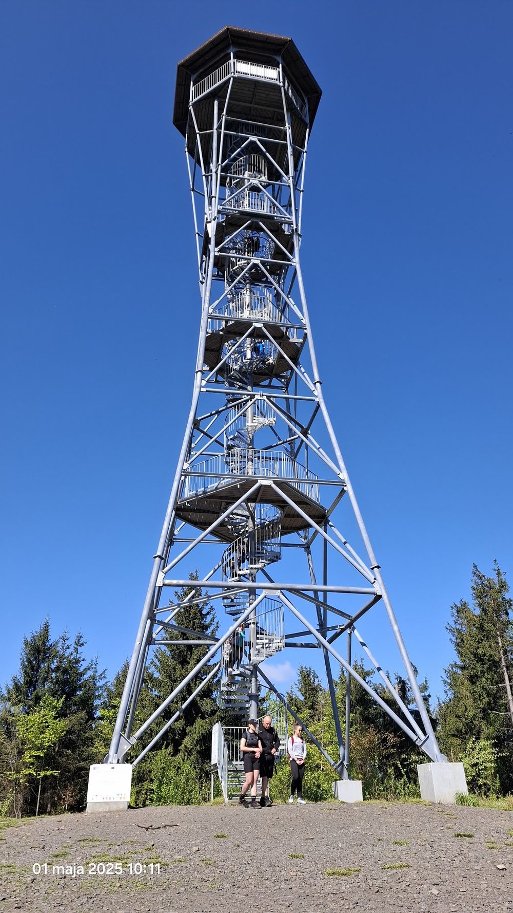 Wieża widokowa na Kłodzkiej Górze.
