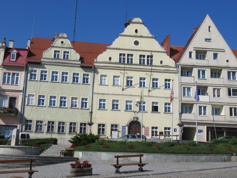 Dusznicki Rynek zimą.