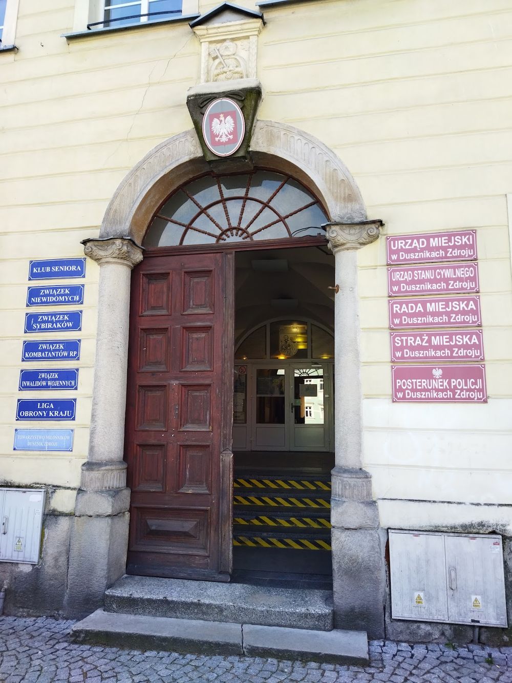 Wejście do Ratusza.