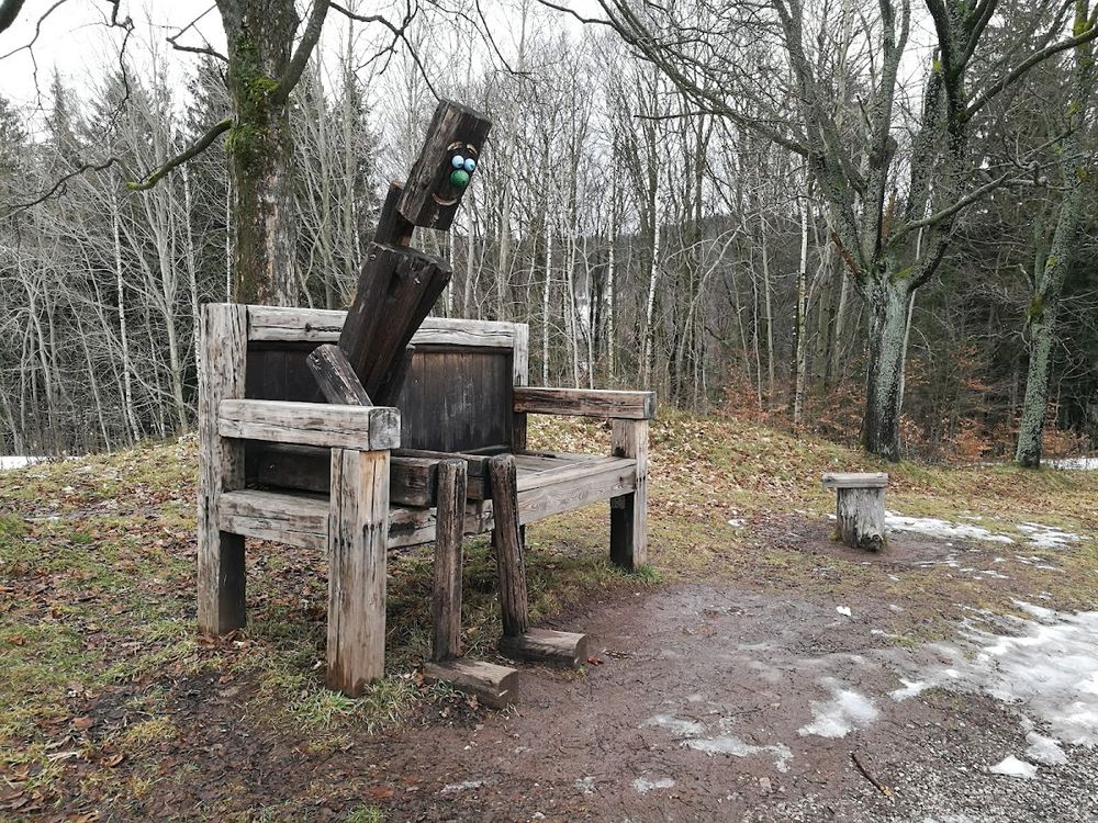 Duch Gór w drewnie.