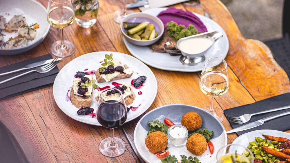 Widok z restauracji.