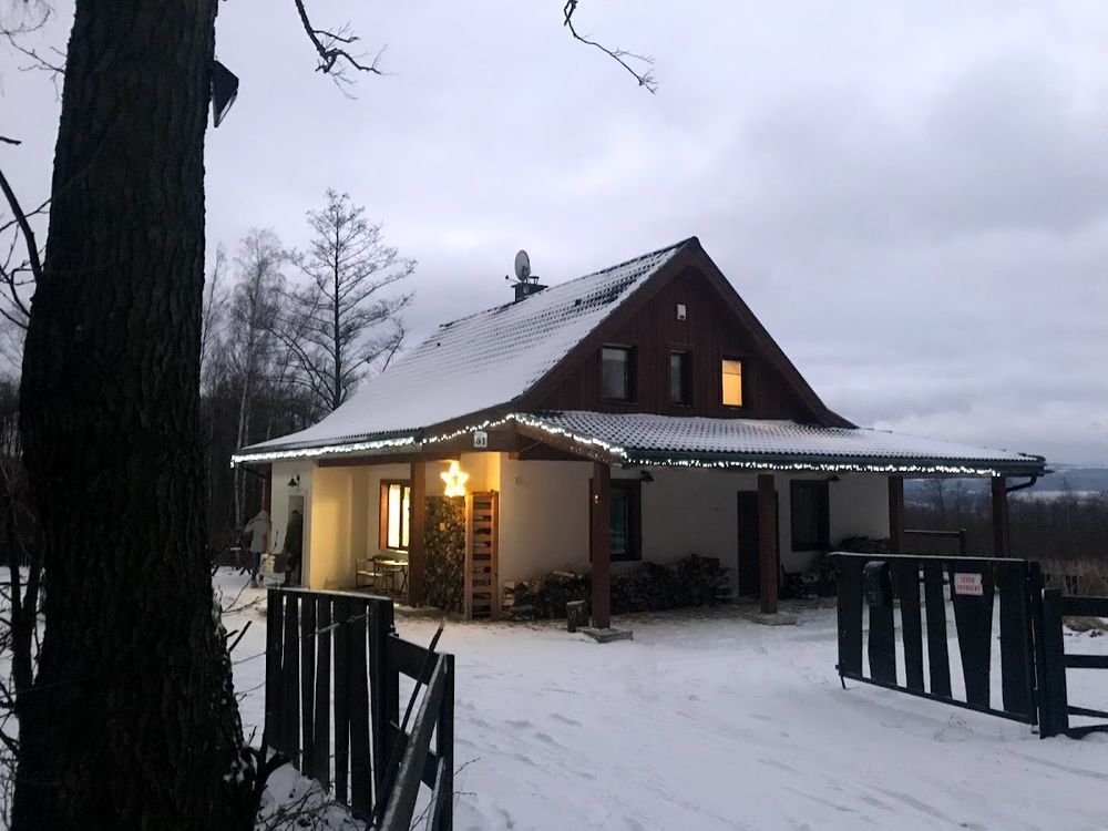 Wieczorny odpoczynek w górach.