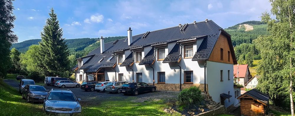 Panorama pensjonatu Kosówka w Siennej.