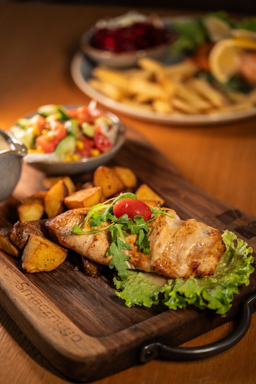 Danie główne w Cafe Domek.