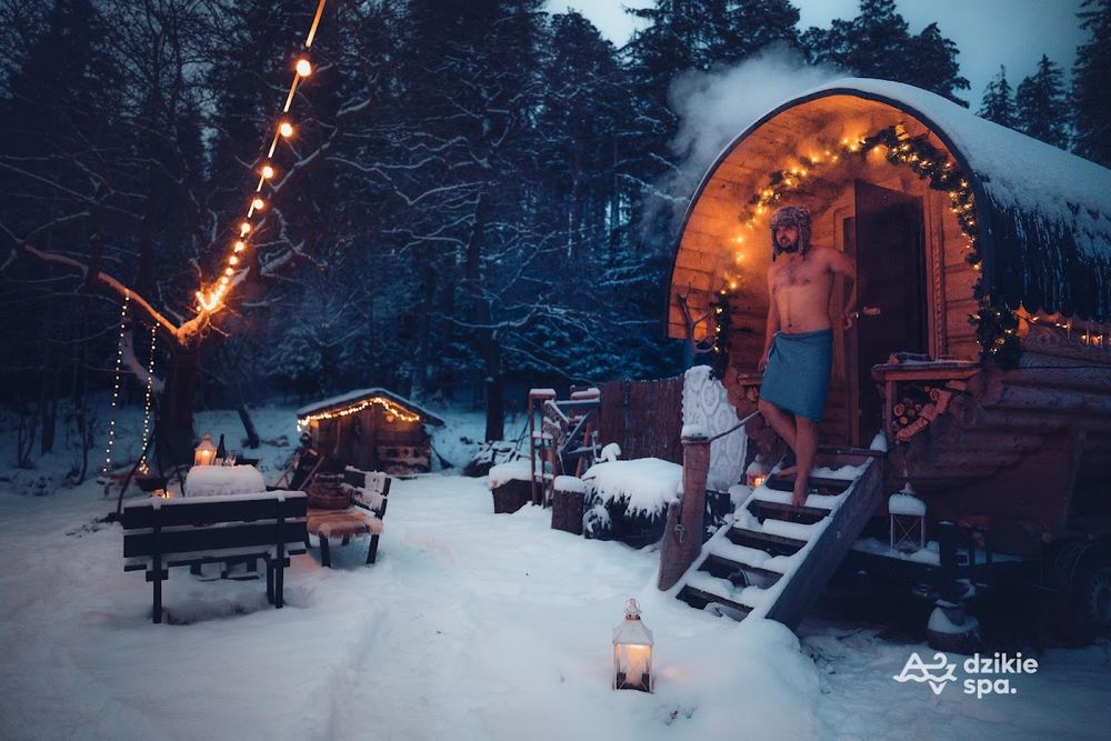 Dzikie SPA: Saunowanie z widokiem na Śnieżnik