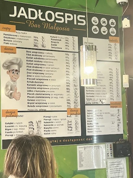 Bar Małgosia Domowe jedzenie Świeże posiłki Niskie ceny